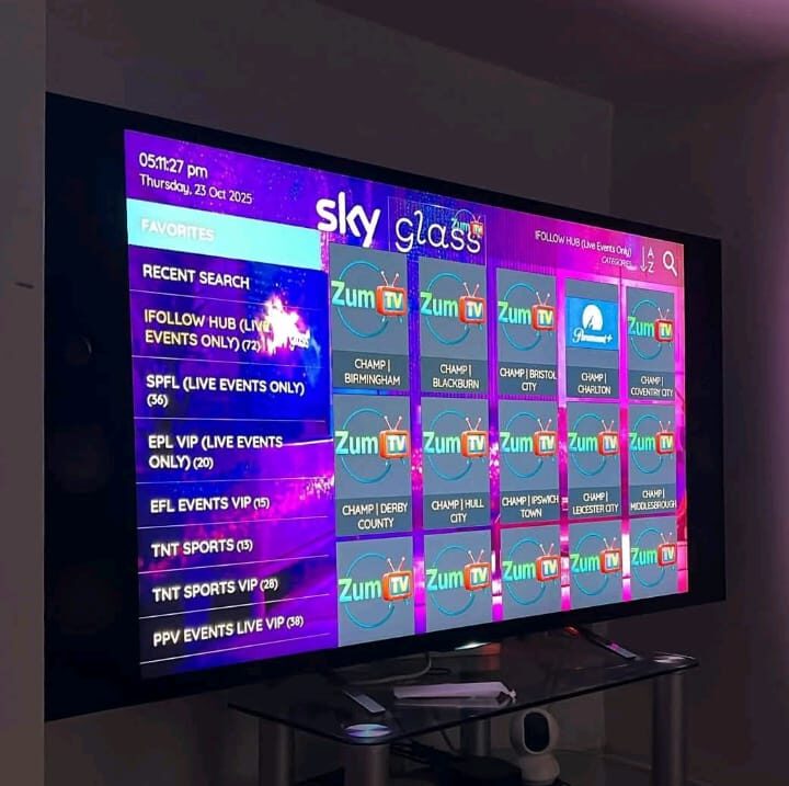 Sky Glass IPTV Subscription Plan