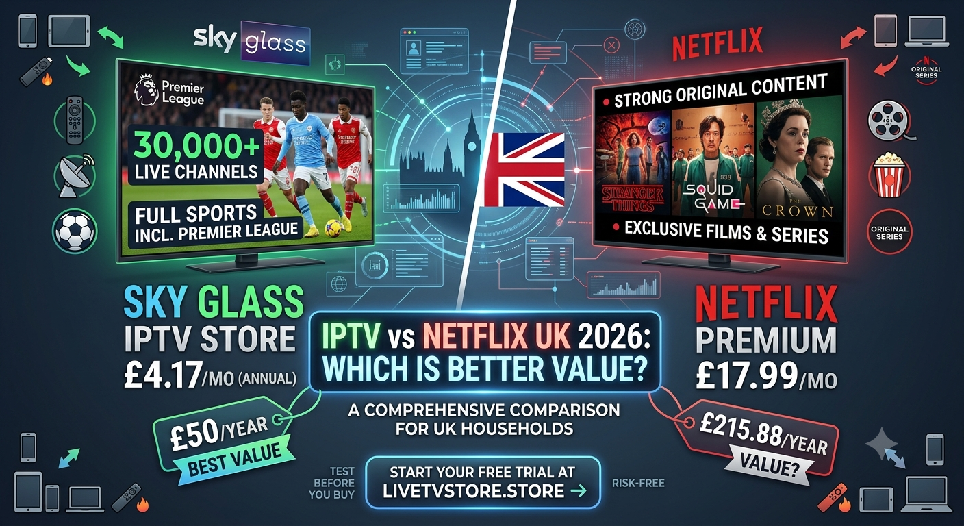 IPTV vs Netflix - Which Is Better Value for UK Viewers in 2026