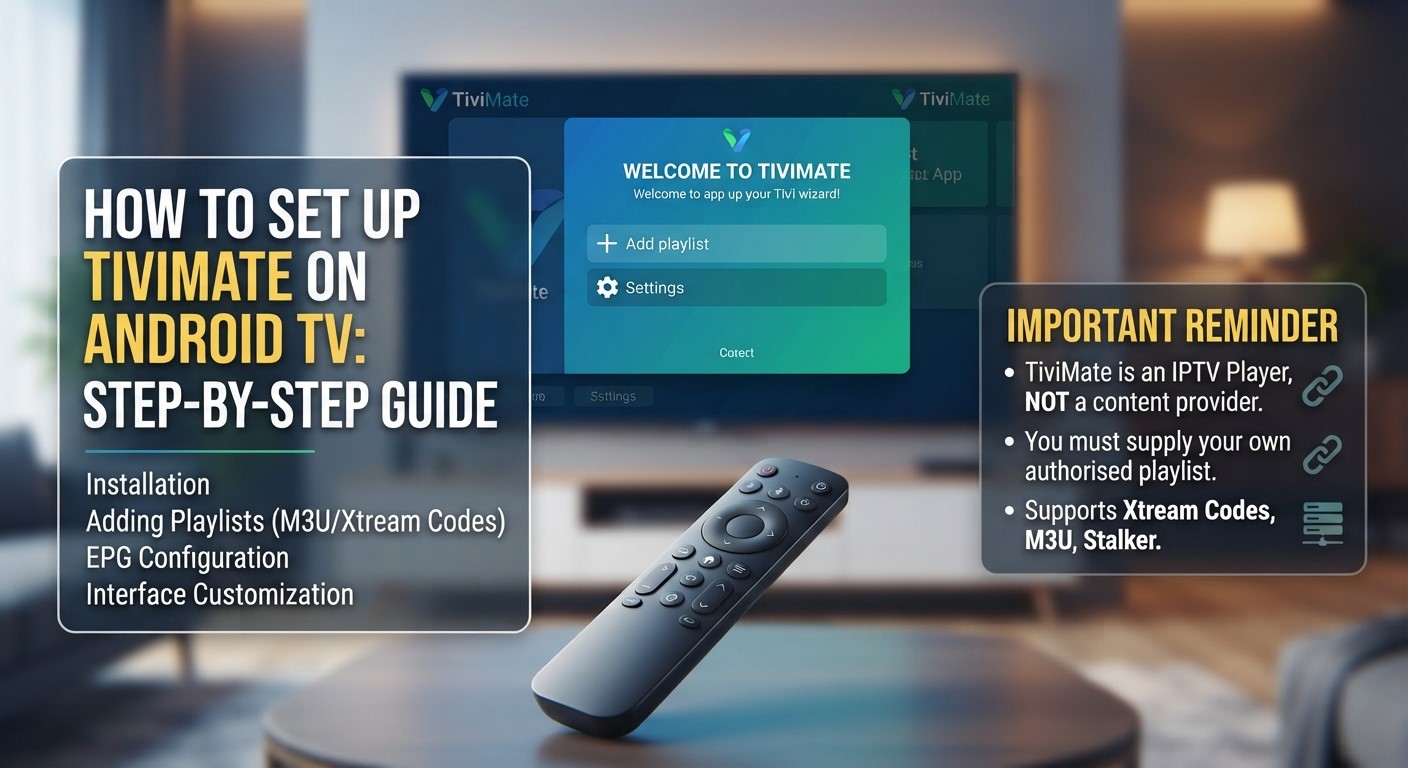 How to Set Up TiviMate on Android TV – Step-by-Step Guide