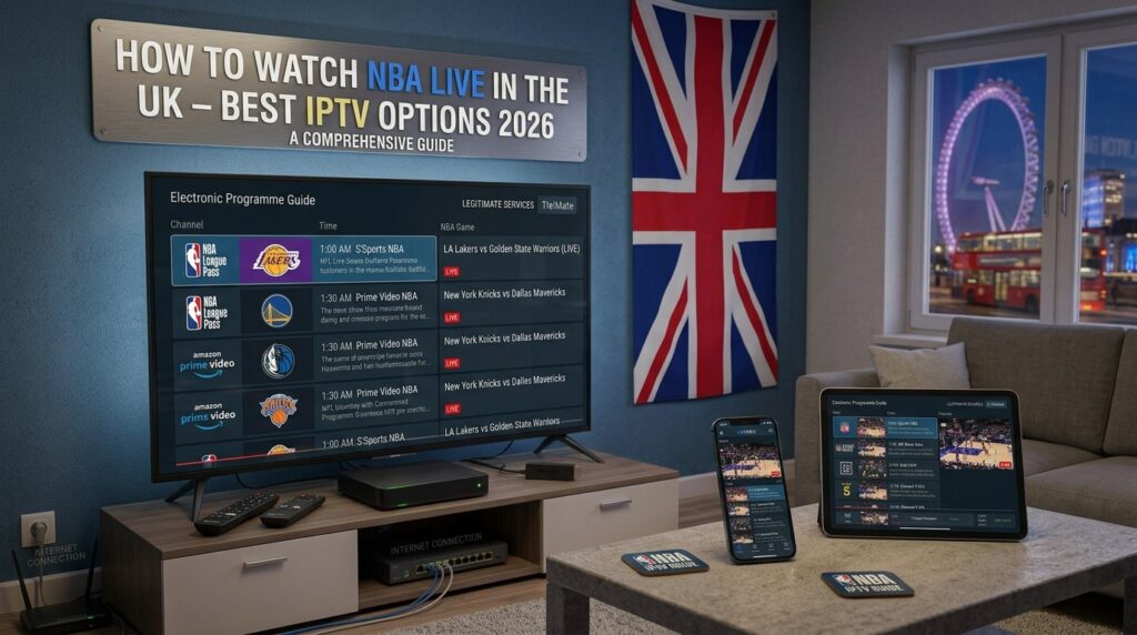 How to Watch NBA Live in the UK – Best IPTV Options 2026