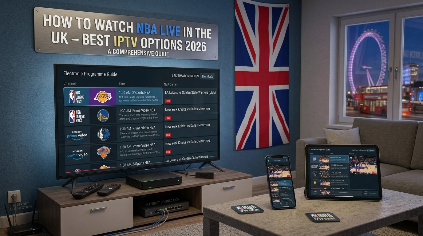 How to Watch NBA Live in the UK – Best IPTV Options 2026